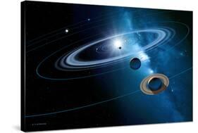 Solar System-Detlev Van Ravenswaay-Stretched Canvas