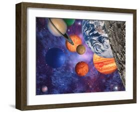 Solar System-Mehau Kulyk-Framed Photographic Print