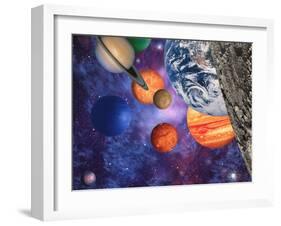 Solar System-Mehau Kulyk-Framed Photographic Print