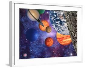 Solar System-Mehau Kulyk-Framed Photographic Print
