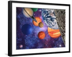 Solar System-Mehau Kulyk-Framed Photographic Print