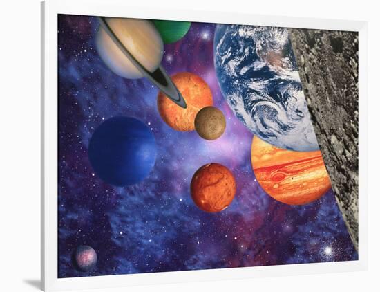 Solar System-Mehau Kulyk-Framed Photographic Print