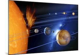 Solar System-Detlev Van Ravenswaay-Mounted Photographic Print