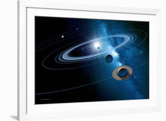 Solar System-Detlev Van Ravenswaay-Framed Photographic Print