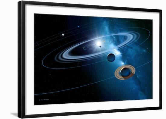 Solar System-Detlev Van Ravenswaay-Framed Photographic Print