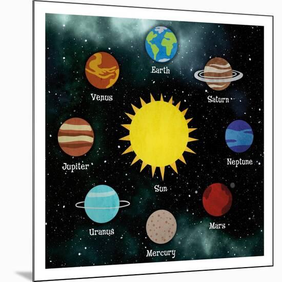 Solar System-Marcus Prime-Mounted Art Print