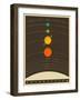 Solar System-Jazzberry Blue-Framed Art Print