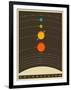 Solar System-Jazzberry Blue-Framed Art Print