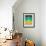 Solar System-Jazzberry Blue-Framed Art Print displayed on a wall