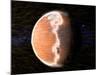 Solar Wind Stripping Atmosphere from Mars-null-Mounted Photographic Print