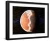 Solar Wind Stripping Atmosphere from Mars-null-Framed Photographic Print