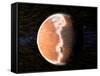 Solar Wind Stripping Atmosphere from Mars-null-Framed Stretched Canvas