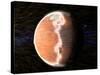 Solar Wind Stripping Atmosphere from Mars-null-Stretched Canvas
