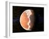 Solar Wind Stripping Atmosphere from Mars-null-Framed Premium Photographic Print