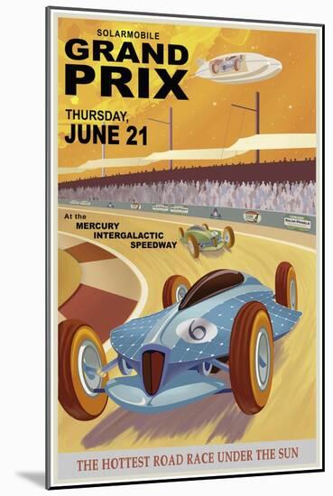 Solarmobile Grand Prix-Steve Thomas-Mounted Giclee Print