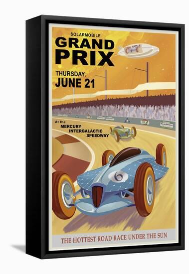 Solarmobile Grand Prix-Steve Thomas-Framed Stretched Canvas