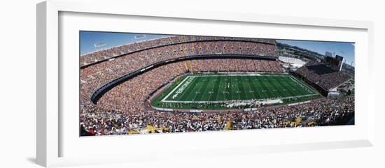 Sold Out Crowd at Mile High Stadium-null-Framed Photographic Print