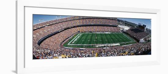 Sold Out Crowd at Mile High Stadium-null-Framed Photographic Print