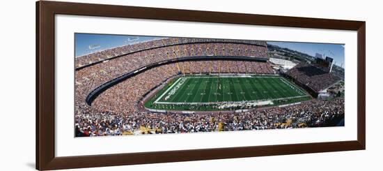 Sold Out Crowd at Mile High Stadium-null-Framed Photographic Print