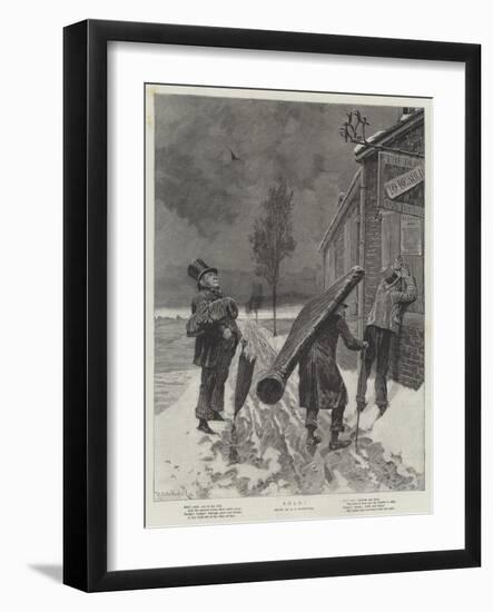 Sold!-Richard Caton Woodville II-Framed Giclee Print