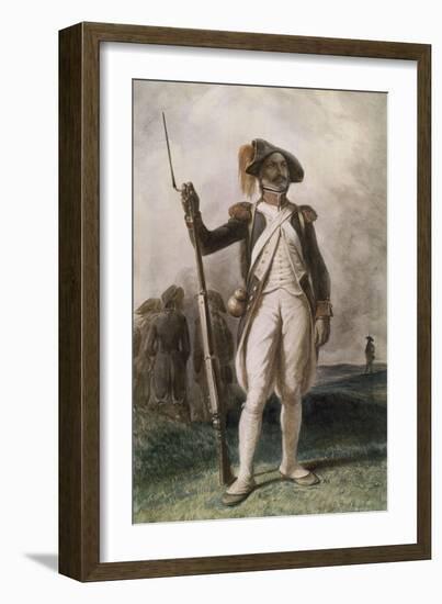 Soldat de l'armée républicaine-Denis Auguste Marie Raffet-Framed Giclee Print