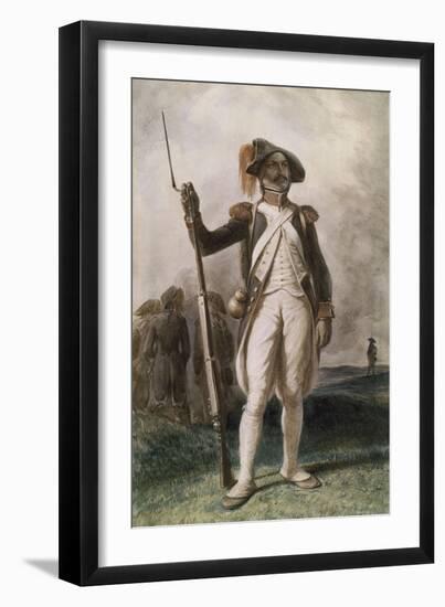 Soldat de l'armée républicaine-Denis Auguste Marie Raffet-Framed Premium Giclee Print