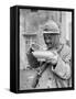 Soldier Eating Soup, 1915-Jacques Moreau-Framed Stretched Canvas