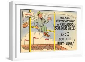 Soldier Field, Chicago, Illinois-null-Framed Art Print