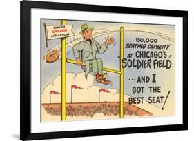 Soldier Field, Chicago, Illinois-null-Framed Premium Giclee Print