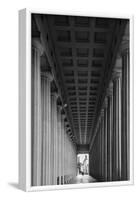 Soldier Field Colonnade Chicago BW-Steve Gadomski-Framed Photographic Print