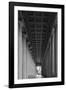 Soldier Field Colonnade Chicago BW-Steve Gadomski-Framed Photographic Print