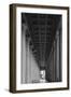 Soldier Field Colonnade Chicago BW-Steve Gadomski-Framed Photographic Print