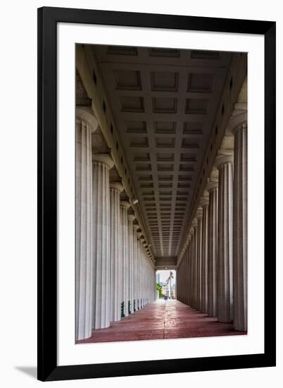 Soldier Field Colunnade-Steve Gadomski-Framed Photographic Print