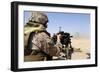 Soldier Fires the Mk. 19 Grenade Launcher-null-Framed Photographic Print