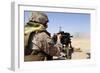 Soldier Fires the Mk. 19 Grenade Launcher-null-Framed Photographic Print