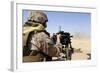 Soldier Fires the Mk. 19 Grenade Launcher-null-Framed Photographic Print