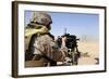 Soldier Fires the Mk. 19 Grenade Launcher-null-Framed Photographic Print