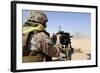 Soldier Fires the Mk. 19 Grenade Launcher-null-Framed Photographic Print