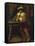 Soldier from the Thirty Years' War with beer mug-Wilhelm Trübner-Framed Stretched Canvas