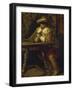 Soldier from the Thirty Years' War with beer mug-Wilhelm Trübner-Framed Giclee Print