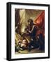 Soldier Holding Banner, Detail from Allegory of War-Luca Giordano-Framed Giclee Print