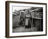 Soldier in a Shelter, Nieuwpoort, 1915-Jacques Moreau-Framed Photographic Print