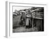 Soldier in a Shelter, Nieuwpoort, 1915-Jacques Moreau-Framed Photographic Print