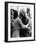 Soldier Kissing a Girl-null-Framed Photographic Print