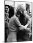Soldier Kissing a Girl-null-Mounted Photographic Print