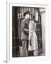 Soldier Kissing His Girlfriend Goodbye in Pennsylvania Station Before Returning to Duty-Alfred Eisenstaedt-Framed Photographic Print