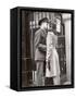 Soldier Kissing His Girlfriend Goodbye in Pennsylvania Station Before Returning to Duty-Alfred Eisenstaedt-Framed Stretched Canvas