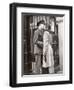 Soldier Kissing His Girlfriend Goodbye in Pennsylvania Station Before Returning to Duty-Alfred Eisenstaedt-Framed Photographic Print