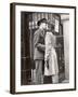 Soldier Kissing His Girlfriend Goodbye in Pennsylvania Station Before Returning to Duty-Alfred Eisenstaedt-Framed Photographic Print