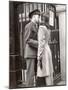 Soldier Kissing His Girlfriend Goodbye in Pennsylvania Station Before Returning to Duty-Alfred Eisenstaedt-Mounted Premium Photographic Print